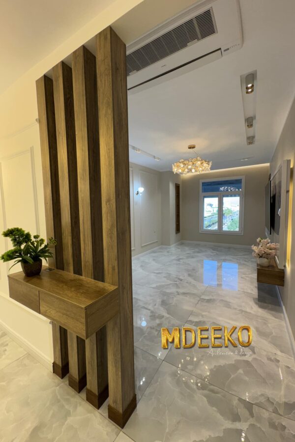 rénovation d’un appartement  d’une superficie de : 120m², situé à route d’Oran –MOSTAGANEM